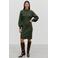 VERO MODA gebreide midi jurk - groen