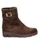 Gabor suède enkelboots met sleehak - bruin