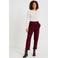 Cache Cache corduroy straight leg casual broek - donkerrood