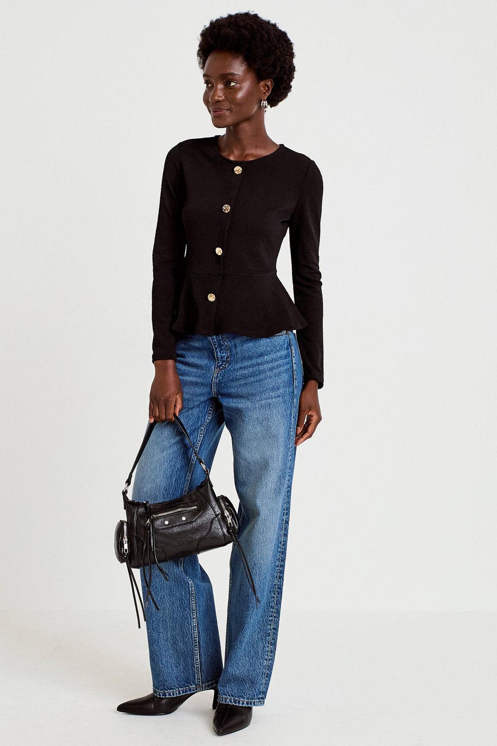 Cache Cache peplum top - zwart