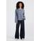 America Today gestreepte longsleeve - blauw/roze