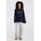 America Today longsleeve met tekst - donkerblauw