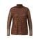 s.Oliver Curve Plus Size semi-transparante top met dierenprint - cognac/bruin