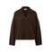 s.Oliver Curve Plus Size gebreide trui met wol - bruin