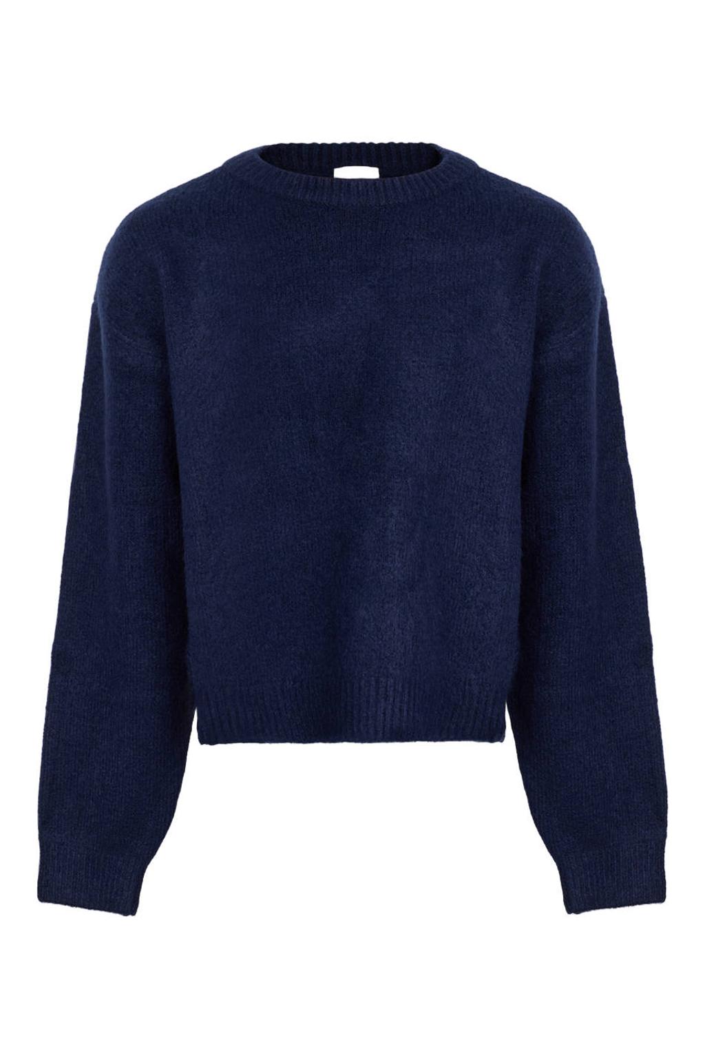Shoeby gebreide trui - donkerblauw