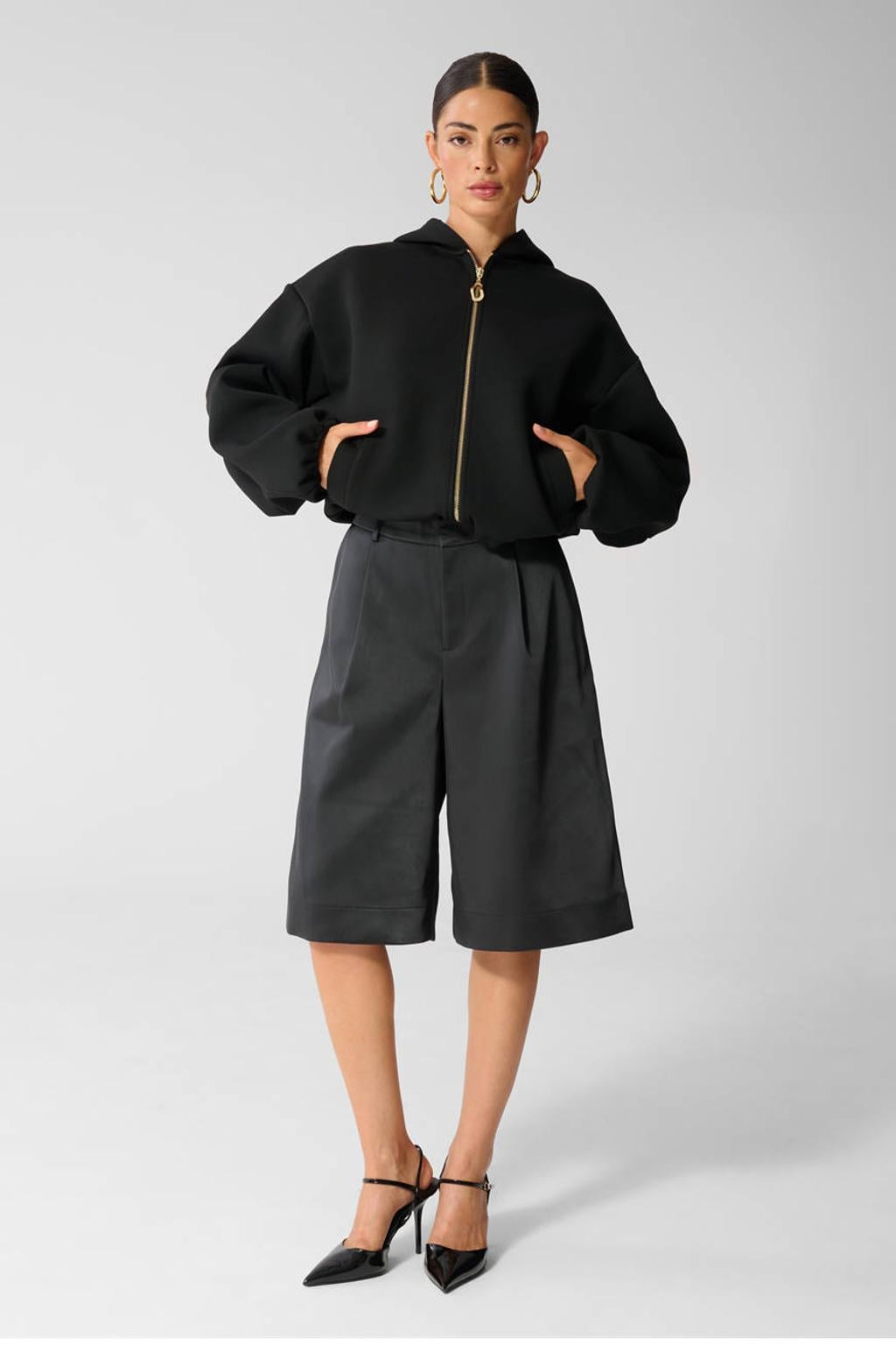 Shoeby fleecevest - zwart