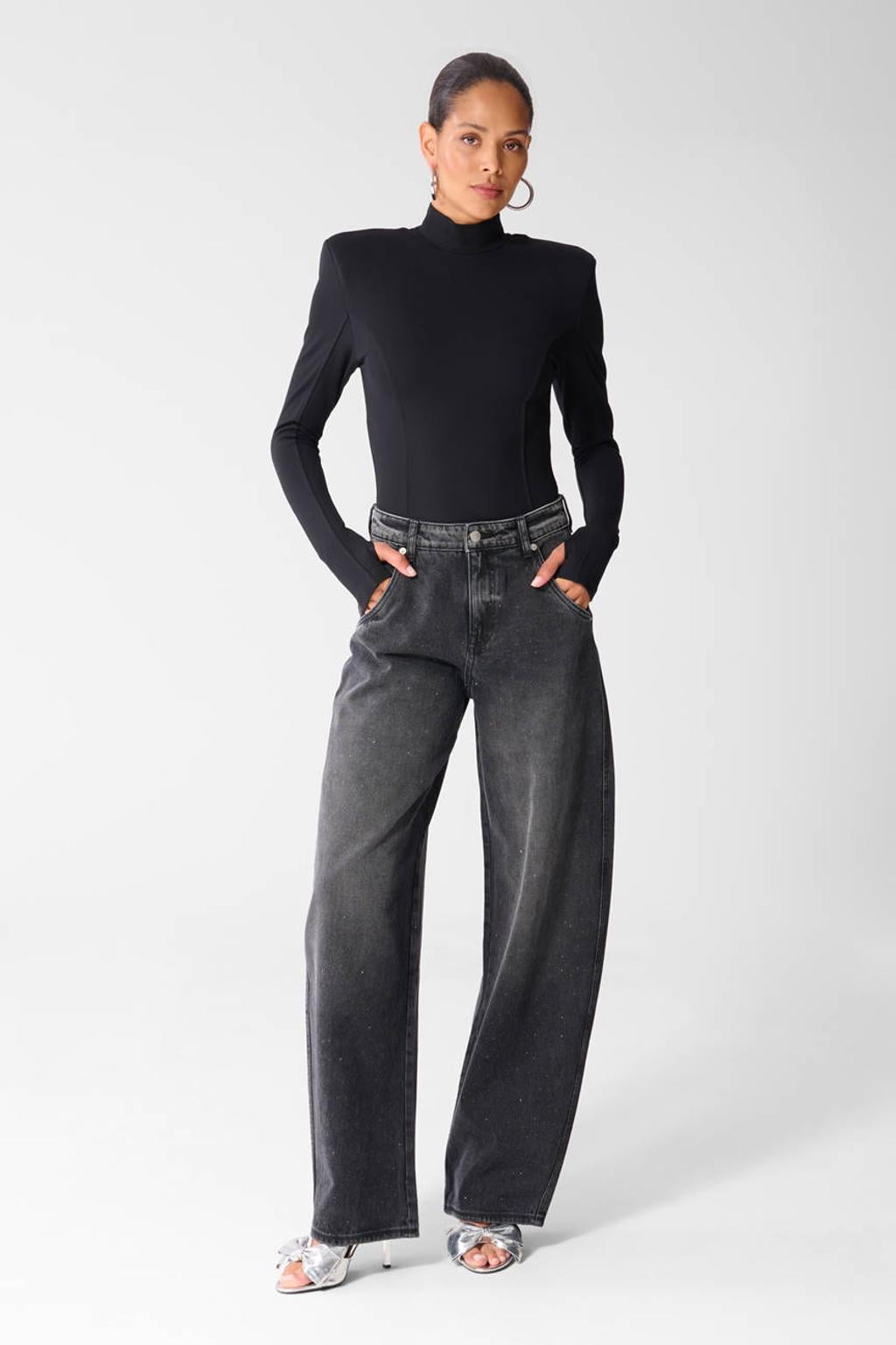 Shoeby body top - zwart