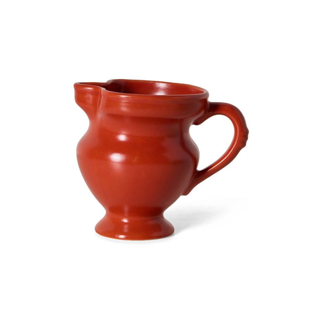 HKLIVING aardewerken melkkan Farmhouse ceramics Ø12.2 cm - rood