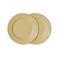 HKLIVING aardewerken ontbijtborden Farmhouse ceramics Ø22 cm - crème (set van 2)