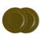 HKLIVING aardewerken dinerborden Farmhouse ceramics Ø26.5 cm - moss (set van 2)