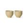 HKLIVING aardewerken schalen Farmhouse ceramics Ø8.2 cm - crème (set van 4)