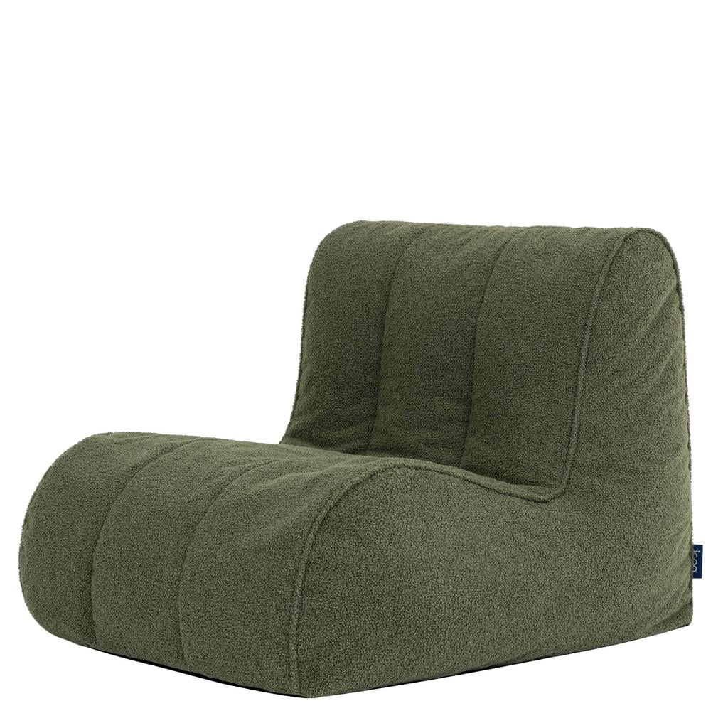 icon icon - Swoop Zitzak Fauteuil - Boucle - Olijfgroen