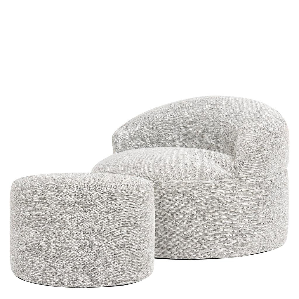 icon icon - Orb Zitzak Fauteuil met Poef - Binnen - Beige