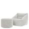 icon icon - Natalia XL Zitzak Fauteuil met Poef - Binnen - Beige