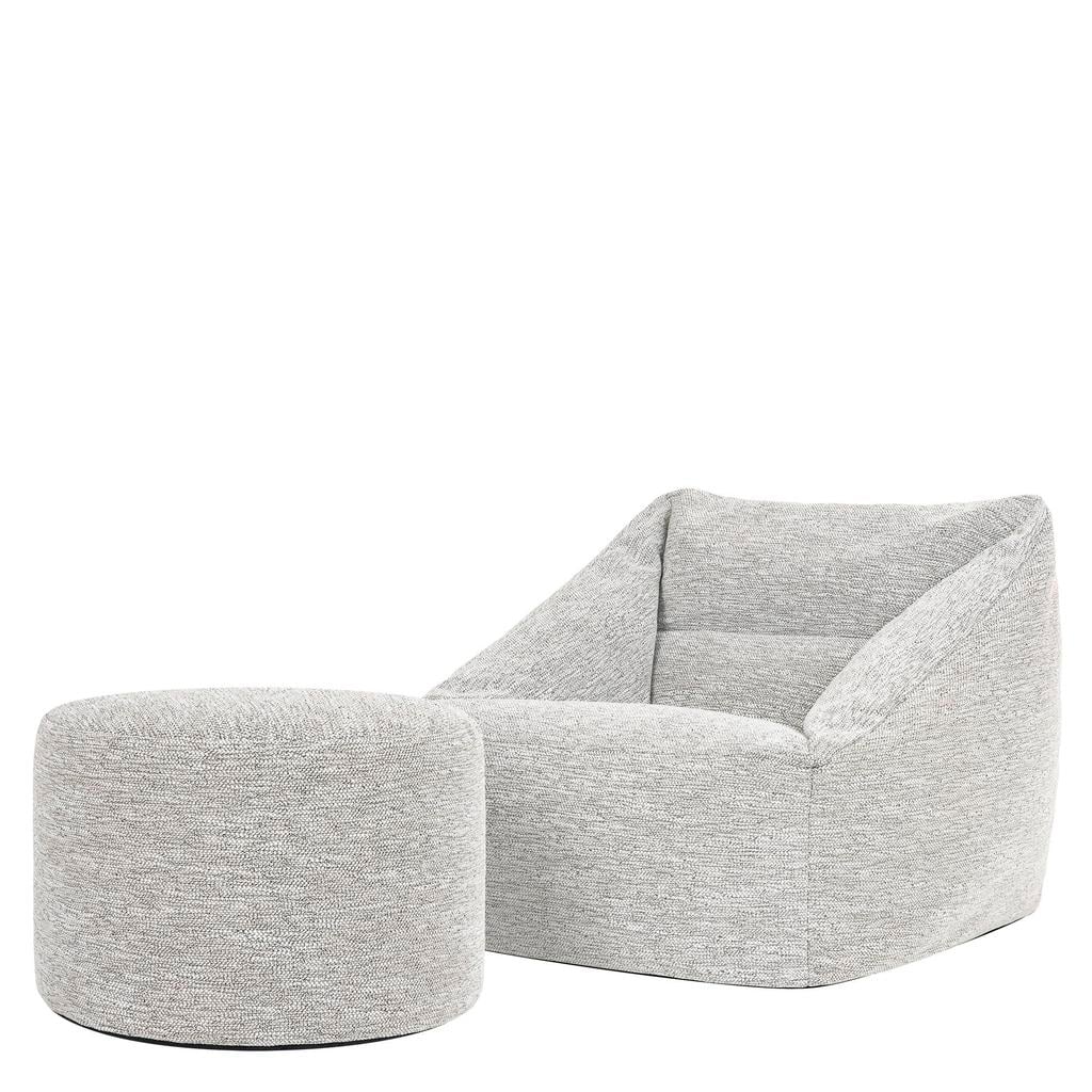 icon icon - Natalia XL Zitzak Fauteuil met Poef - Binnen - Beige