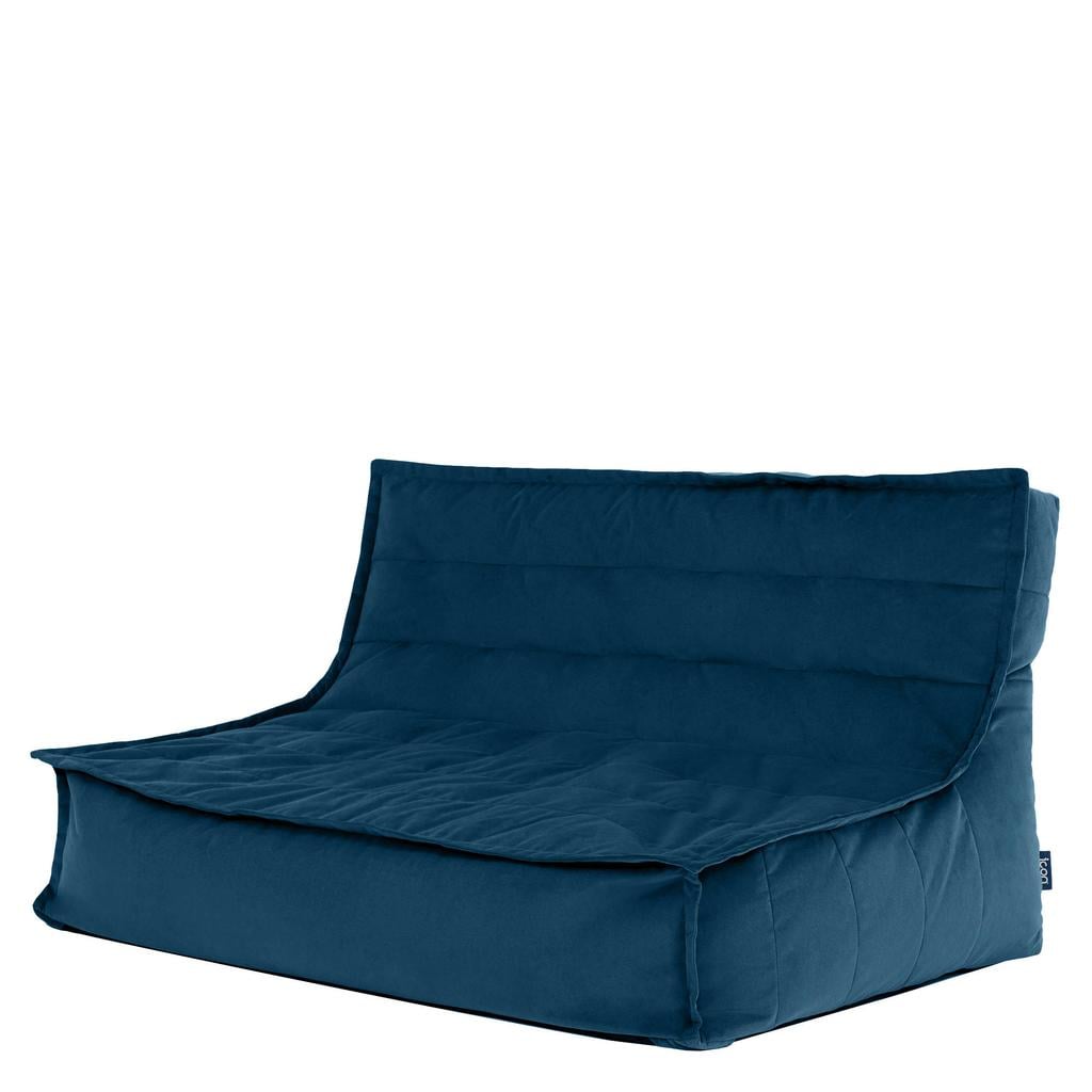 icon icon Zitzakligstoel Kota - Fluwelen XL Zitzak - Marineblauw
