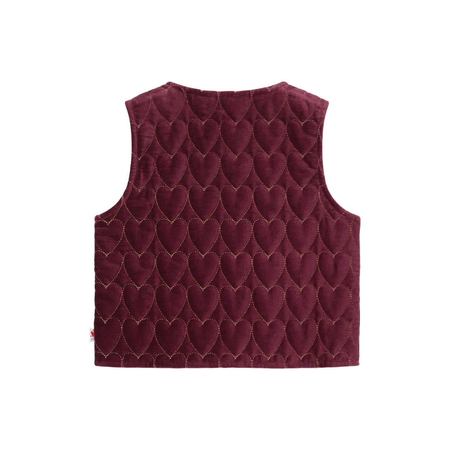 Sissy-Boy gilet donkerrood