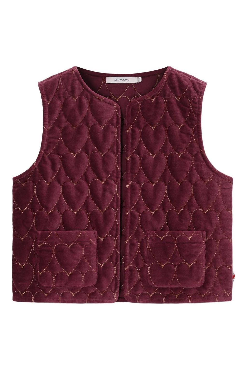 Sissy-Boy gilet - donkerrood