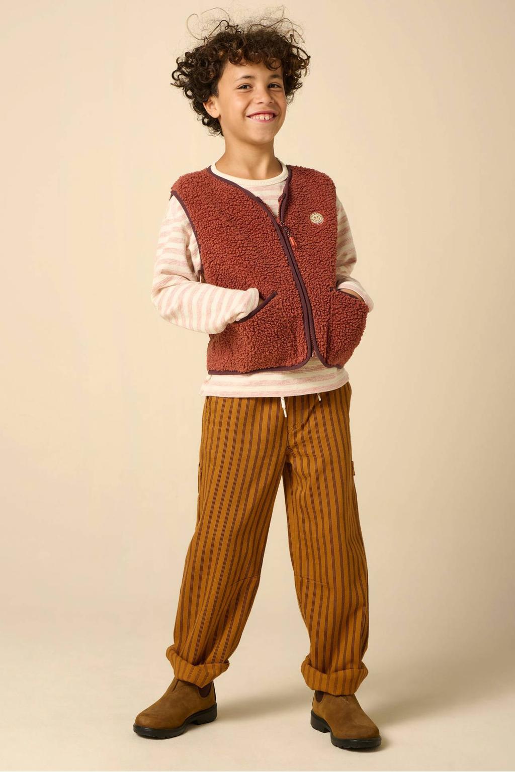 Sissy-Boy gestreepte longsleeve - oranje