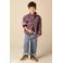 Sissy-Boy corduroy casual overhemd - paars