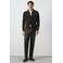 Mango Man gebreid vest met wol - donkergroen