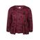 Zhenzi Plus Size top met print - donkerrood