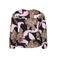 Zhenzi Plus Size gebloemde top - zwart/roze/bruin