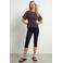 HYPEDROP top met peplum - bruin