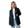 Colourful Rebel geruite blazer met patches - groen