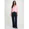 Morgan gebreid vest met wol - lichtroze