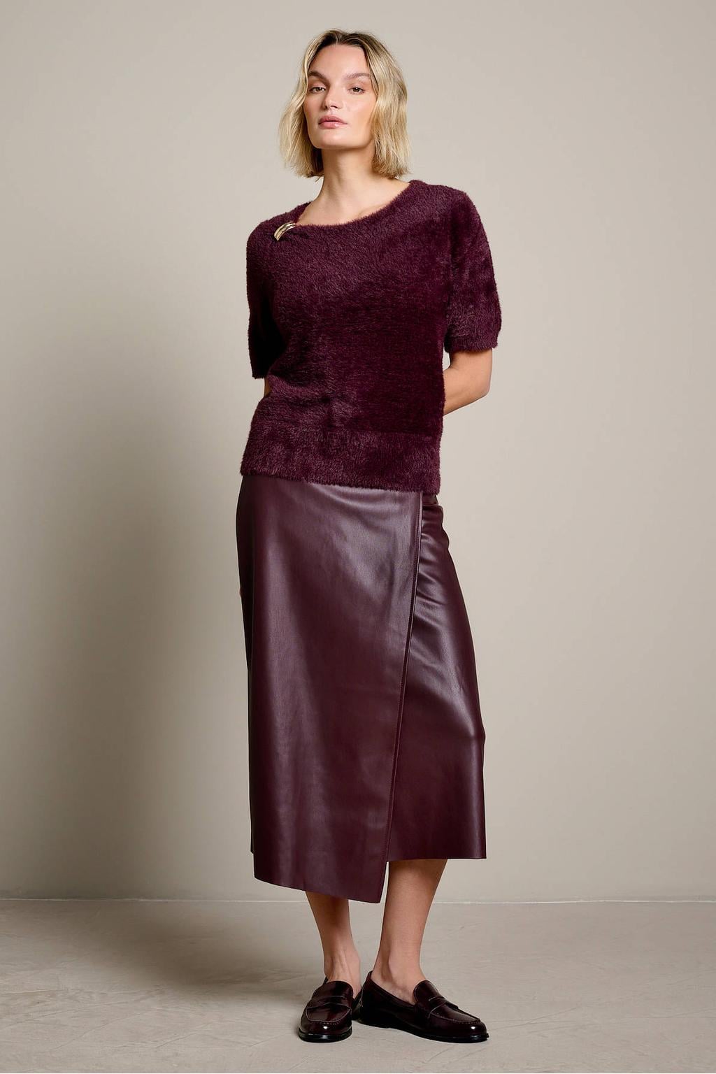 LOLALIZA pullover - aubergine