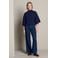 LOLALIZA gebreide trui met wol - marineblauw