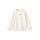Mango Kids gebloemde sweater - ecru