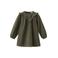 Mango Kids korte jurk met ruches - kaki