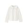 Mango Kids blousetop met borduursels - naturel wit
