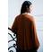 MANGO TEEN semi-transparante blousetop met ruches - donkergeel
