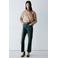 Mango gestreepte blouse - bruin/lila