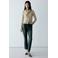 Mango gebreid vest met wol - lichtgroen
