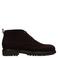 Manfield suède veterboots met profielzool - bruin