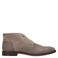 Manfield suède veterschoenen - taupe