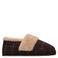 Manfield geruite pantoffels - bruin