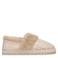 Manfield geruite pantoffels - beige