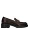 Manfield chunky leren loafers - bruin
