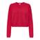JDY aansluitend gebreid vest met wol - rood