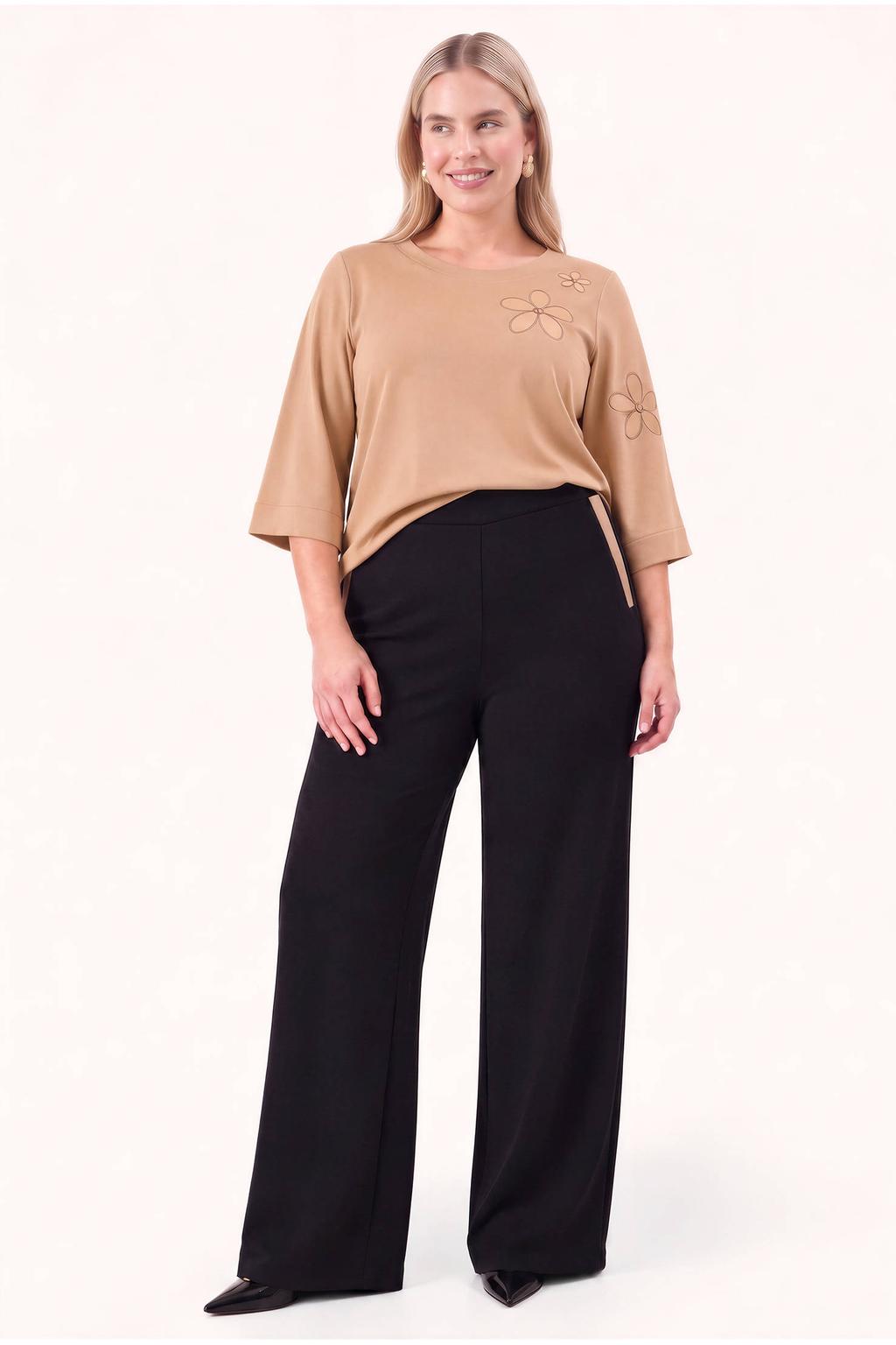YOEK Plus Size broek - zwart