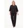 YOEK Plus Size top - zwart