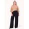 YOEK Plus Size top - lichtbruin