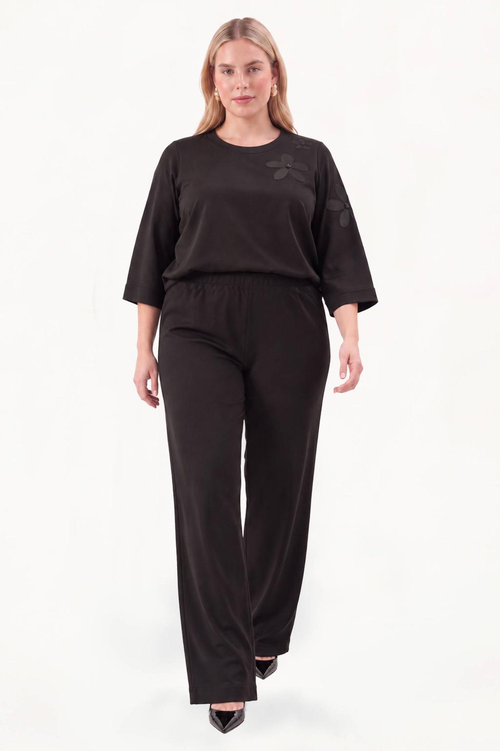 YOEK Plus Size broek - zwart