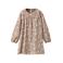 Mango Kids korte bohemian jurk met paisley - lichtbeige