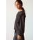 Mango Kids geruite blousetop met ruches - zwart